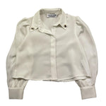 HATE LOVE camicia manica lunga tinta unita Bianco per Bambina OJSH00719 BIANCO HATE LOVE 