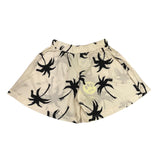 Barrow Kids Short Tinta Unita Con Stampa Beige Per Bambina