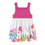 Mayoral Abito Giromanica Bicolore Bianco per Bambina 1924J BIANCO MAYORAL 