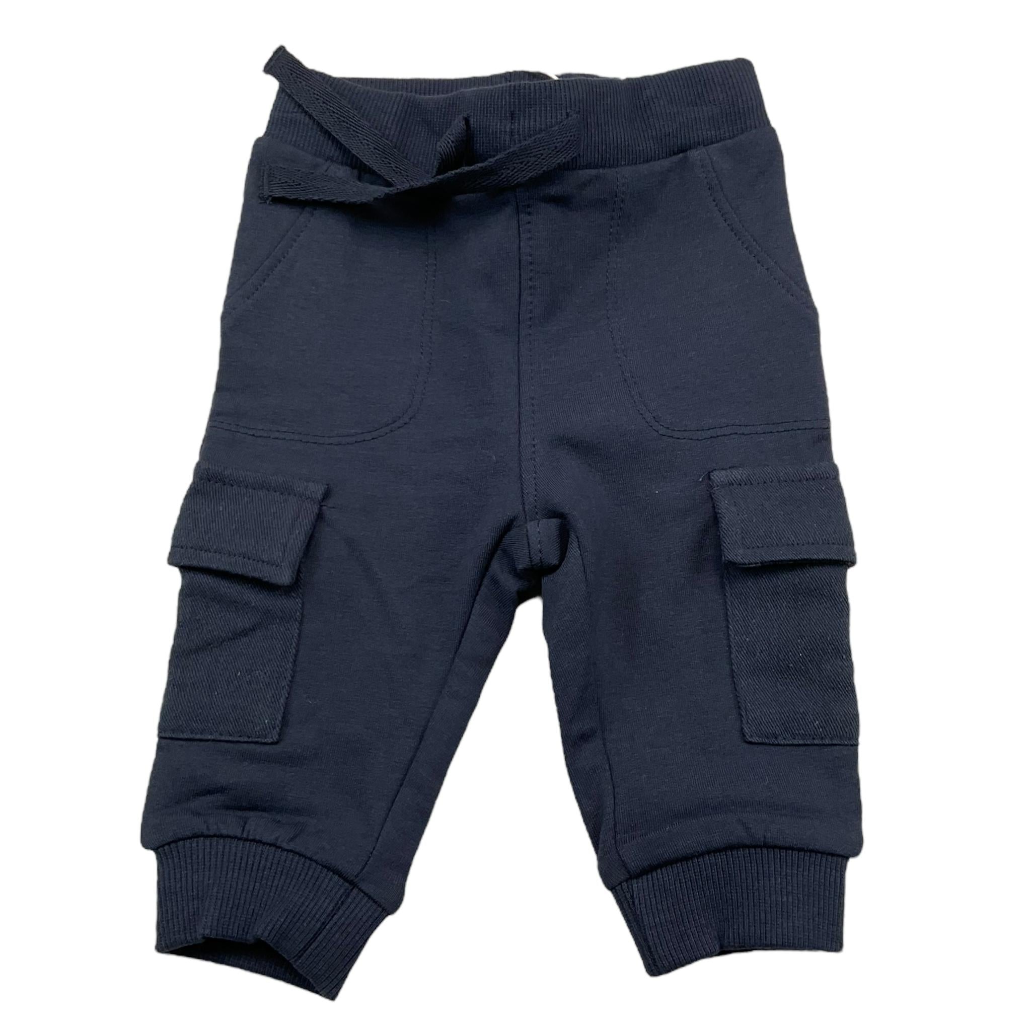 NAME.IT pantalone tuta tinta unita con tasconi Blu per Neonato 13236289 BLU NAME.IT 