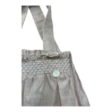 Le Bebe Pagliaccetto Tinta Unita con Ricami per Neonata LBG6390 BEIGE LE BEBE 