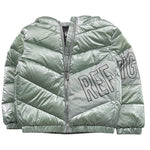REFRIGUE giubbino tinta unita con cappuccio e stampa logo Verde per Neonata 2881O00003X VERDE REFRIGUE 