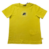 K-Way T-Shirt Girocollo Tinta Unita con Logo per Neonato K5136XW GIALLO K-WAY 