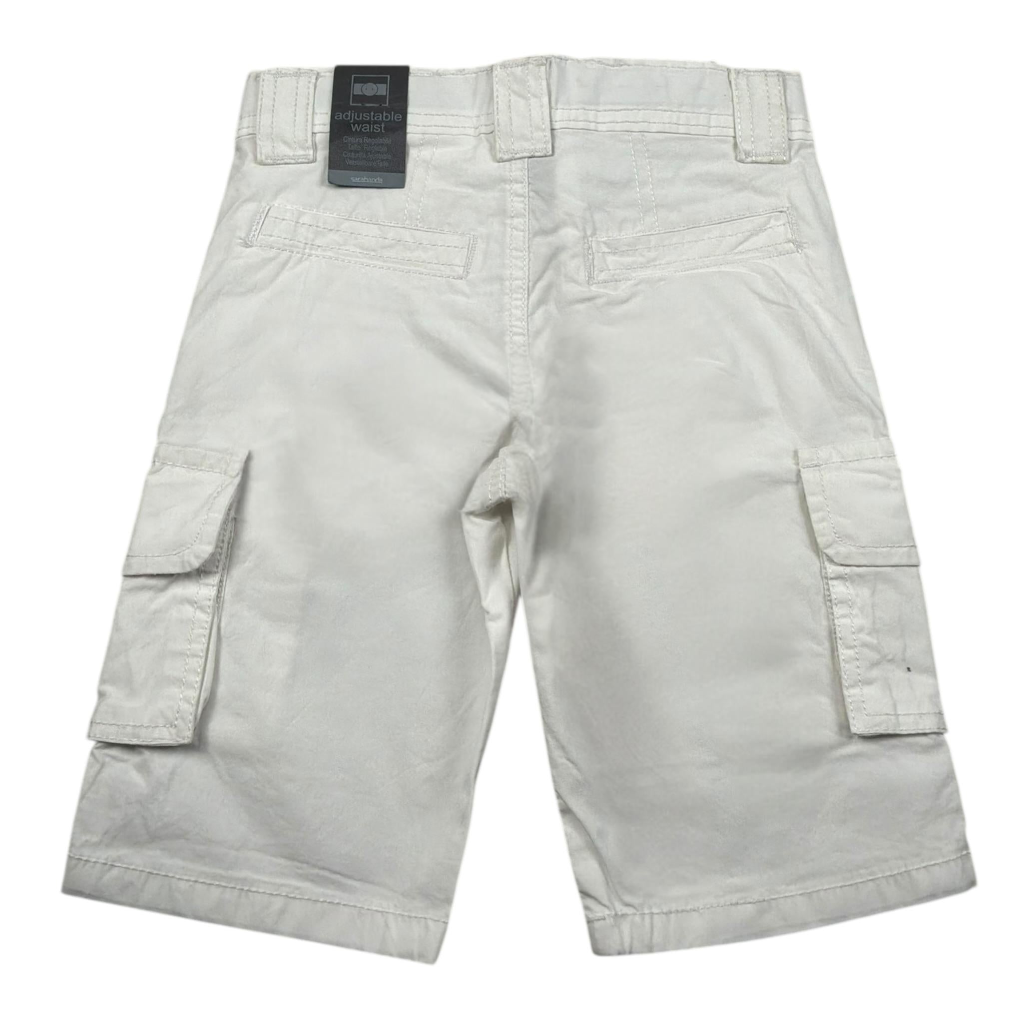 Sarabanda Bermuda Tinta Unita con Girovita Regolabile per Bambino 0J537J BIANCO SARABANDA 