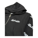 Blauer Felpa con Zip E Cappuccio Tinta Unita con Stampe per Bambina 25SBLGF02547 NERO BLAUER 