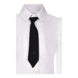 FUN & FUN camicia manica lunga tinta unita con cravatta Bianco per Bambina FJSH00449 BIANCO FUN & FUN 