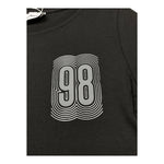 Bikkembergs T-Shirt Girocollo Tinta Unita con Stampa per Bambino BK3142 NERO BiKKEMBERGS 