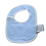 Le Bebe' Bavetta Tinta Unita con Stampa per Neonato LBB5296 AZZURRO LE BEBE' 