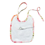 Lalalu' Bavetta Tinta Unita con Stampa per Neonata BAVL17P BIANCO LALALU' 