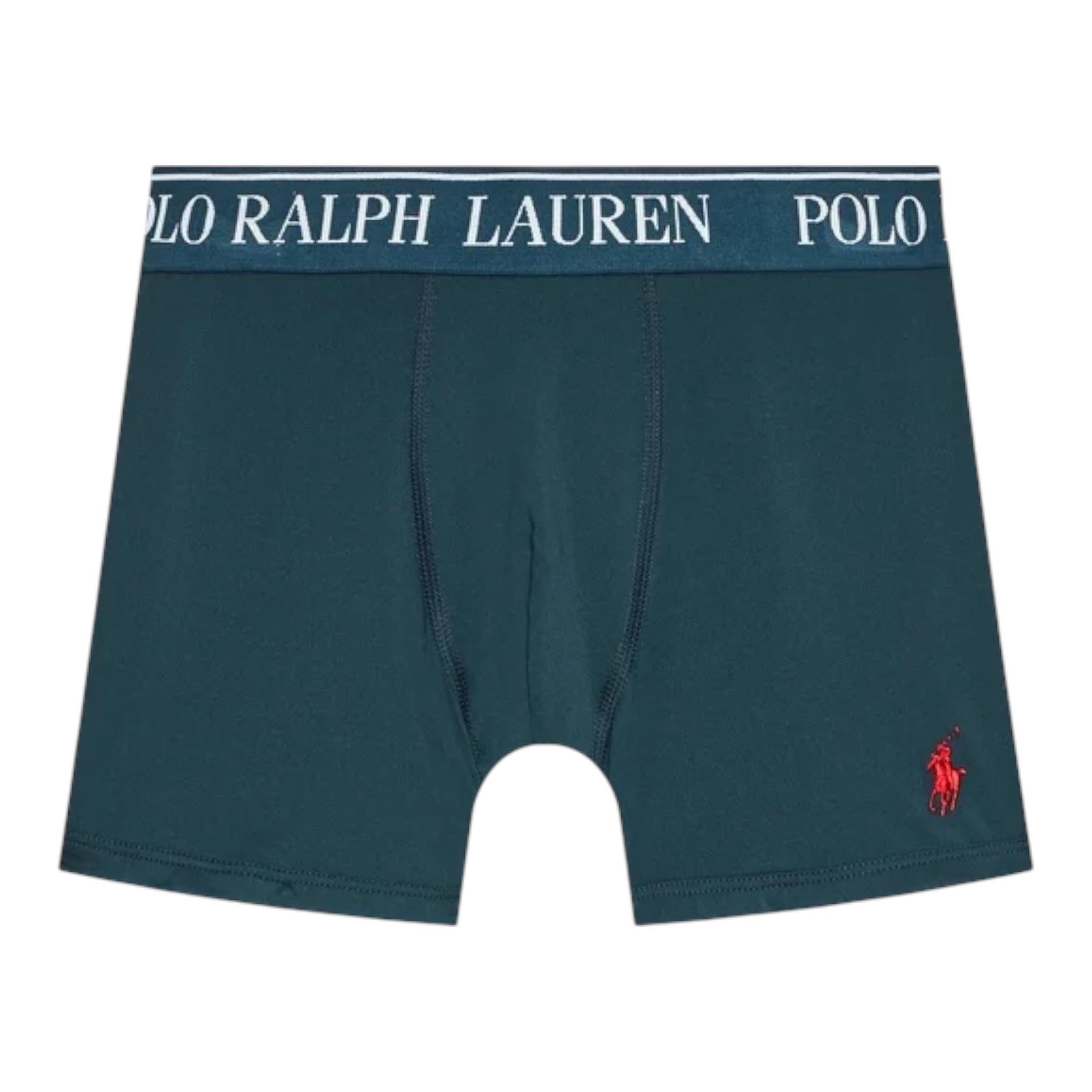 Ralph Lauren Boxer 3 Pezzi per Bambino 9P5012 VERDE RALPH LAUREN 