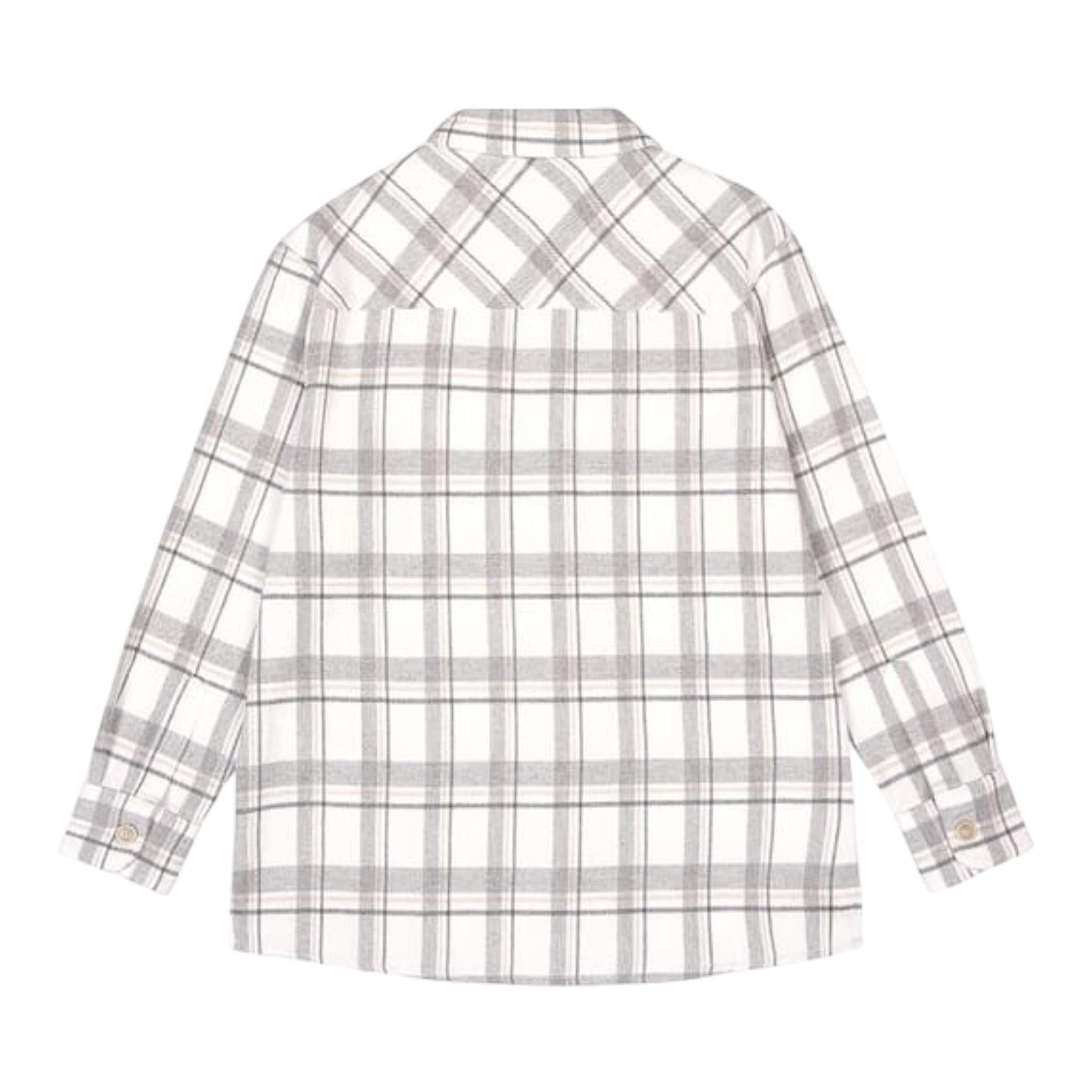 ELEVENTY camicia tinta unita con fantasia a quadri Bianco per Bambino EV5P60 BIANCO ELEVENTY 