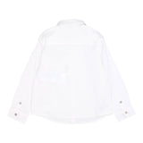 Emporio Armani Camicia Manica Lunga Tinta Unita per Neonato 8NHC01 BIANCO EMPORIO ARMANI 