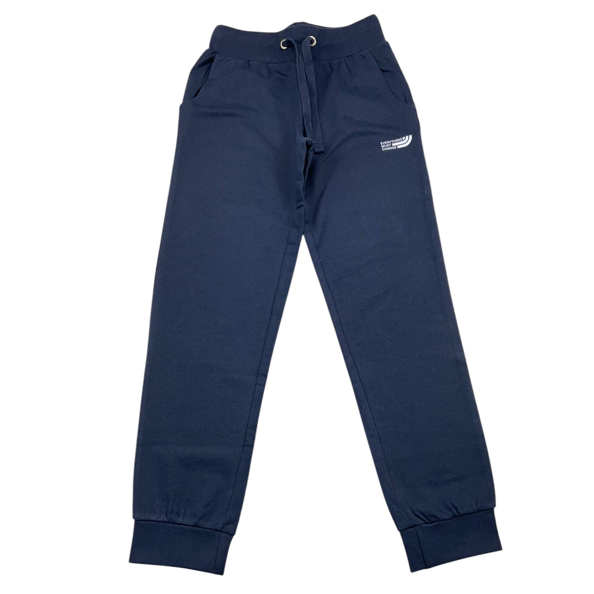 EMC pantalone tuta tinta unita con stampa Blu per Bambino BZ7046 BLU EMC 