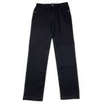JOHN RICHMOND jeans tinta unita con stampa logo posteriore Nero per Bambina RGA24130JEX NERO JOHN RICHMOND 