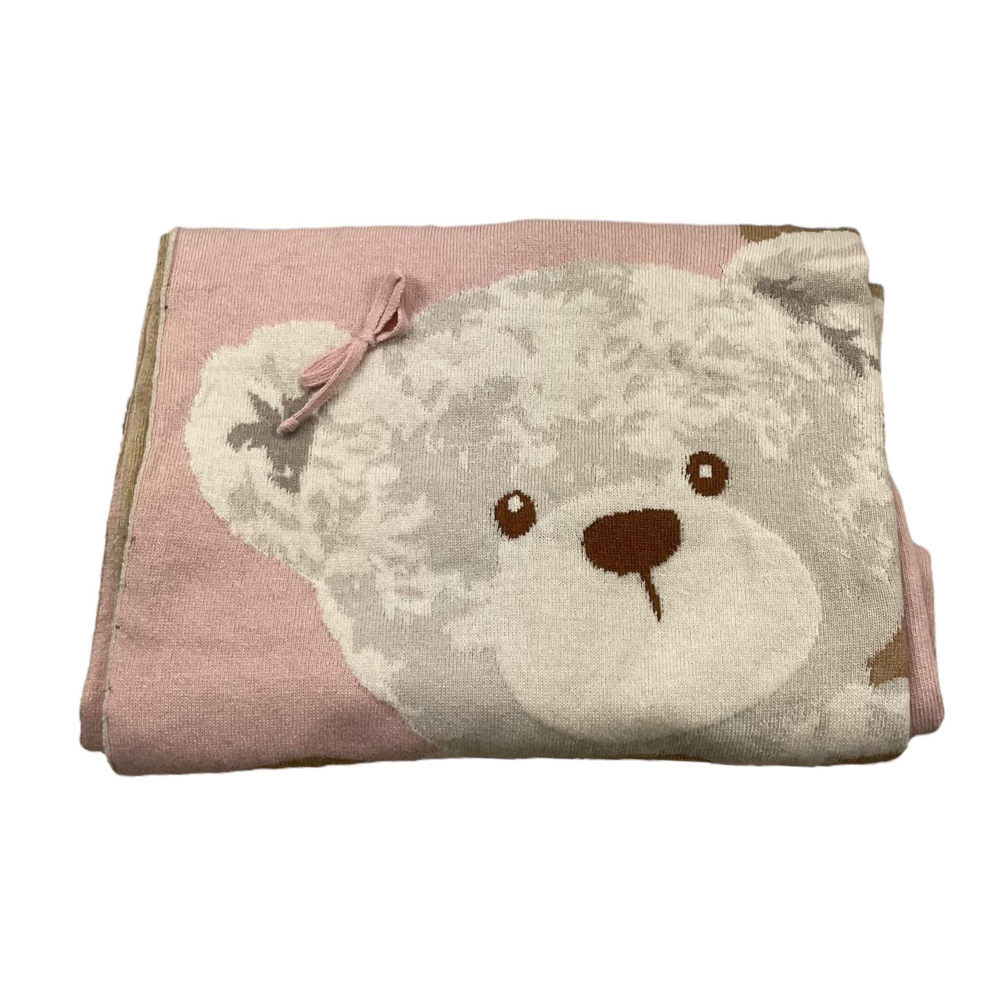 LE BEBE' coperta multicolor con orso Multicolor per Neonata LBG5980 MULTICOLOR LE BEBE' 