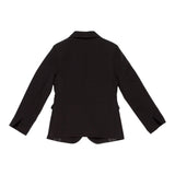 LU LU BY MISS GRANT giacca tinta unita monopetto Nero per Bambina LL3047 NERO LU LU BY MISS GRANT 