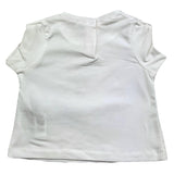 Liu Jo T-Shirt Girocollo Tinta Unita Con Stampa Bianco Per Neonata