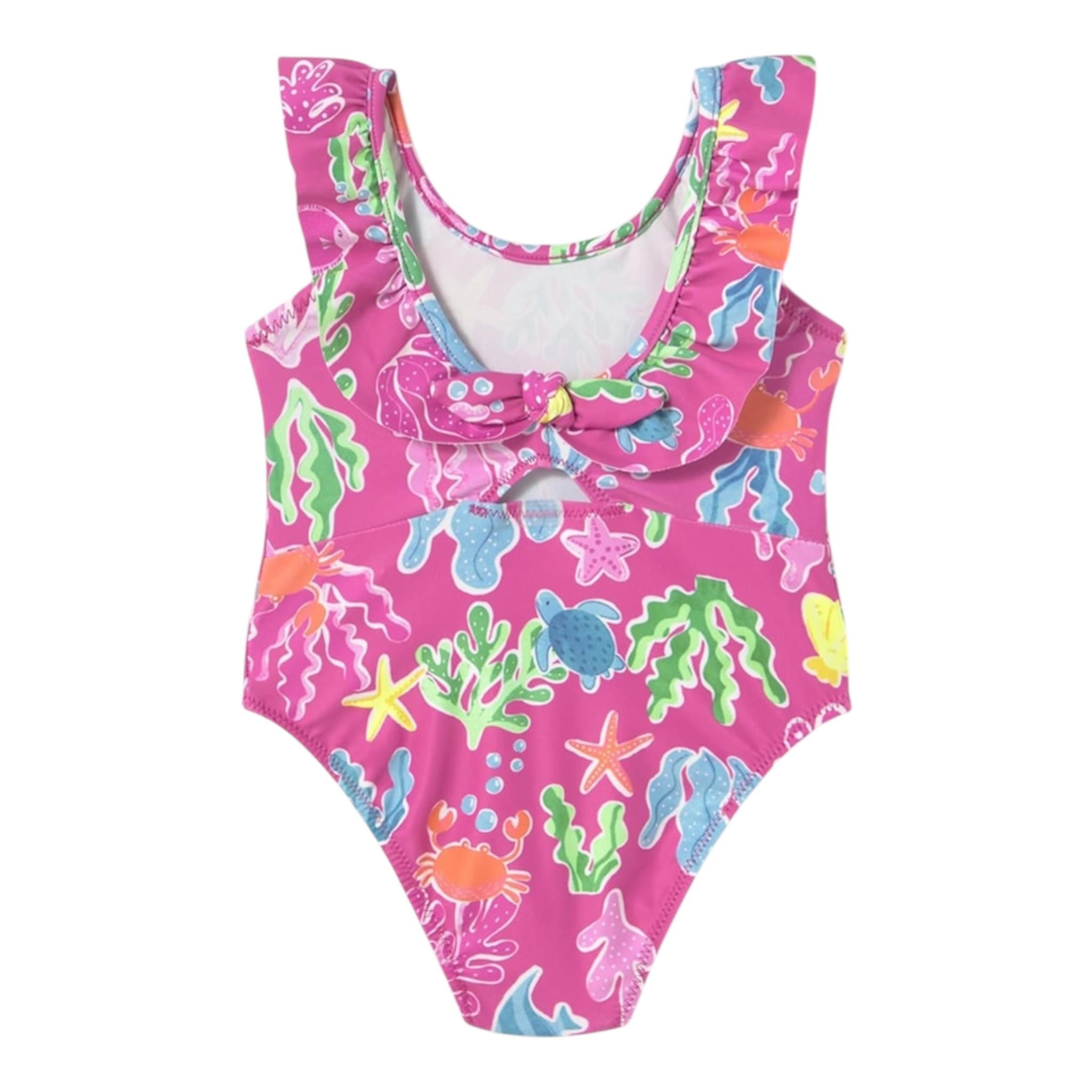 Mayoral Costume Intero tinta unita con Stampa Fuxia per Bambino 1742JXX FUXIA MAYORAL 