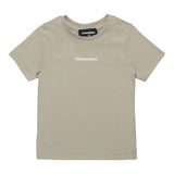 Dsquared2 T-Shirt Girocollo Tinta Unita con Stampa per Neonato DQ2853 BEIGE DSQUARED2 