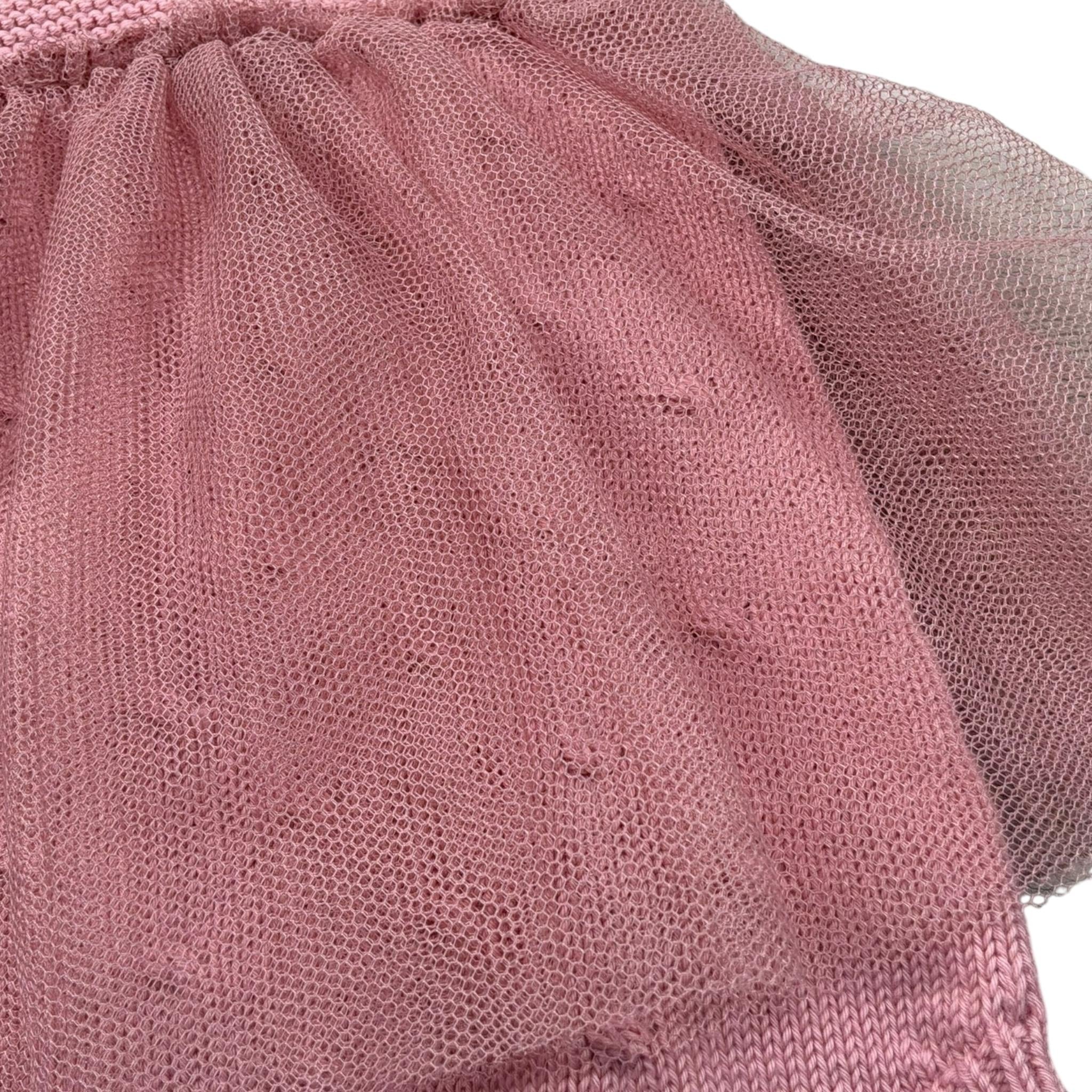 Cnd Pagliaccetto Tinta Unita con Tulle per Neonata 55937010 ROSA CND 