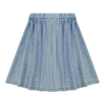 Moschino Gonna Tinta Unita In Denim per Bambina MDJ03L AZZURRO MOSCHINO 