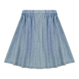 Moschino Gonna Tinta Unita In Denim per Bambina MDJ03L AZZURRO MOSCHINO 