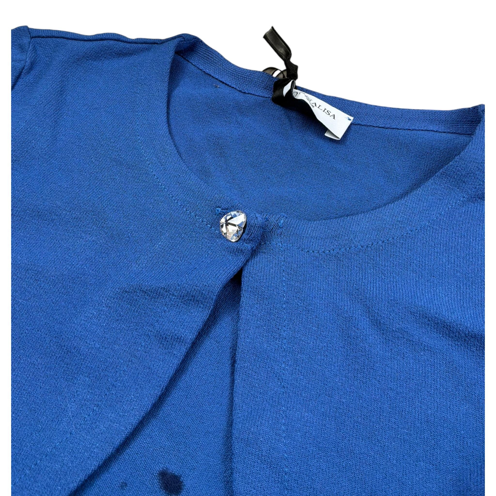 Monnalisa Coprispalle Tinta Unita per Bambina 171800 COBALTO MONNALISA 