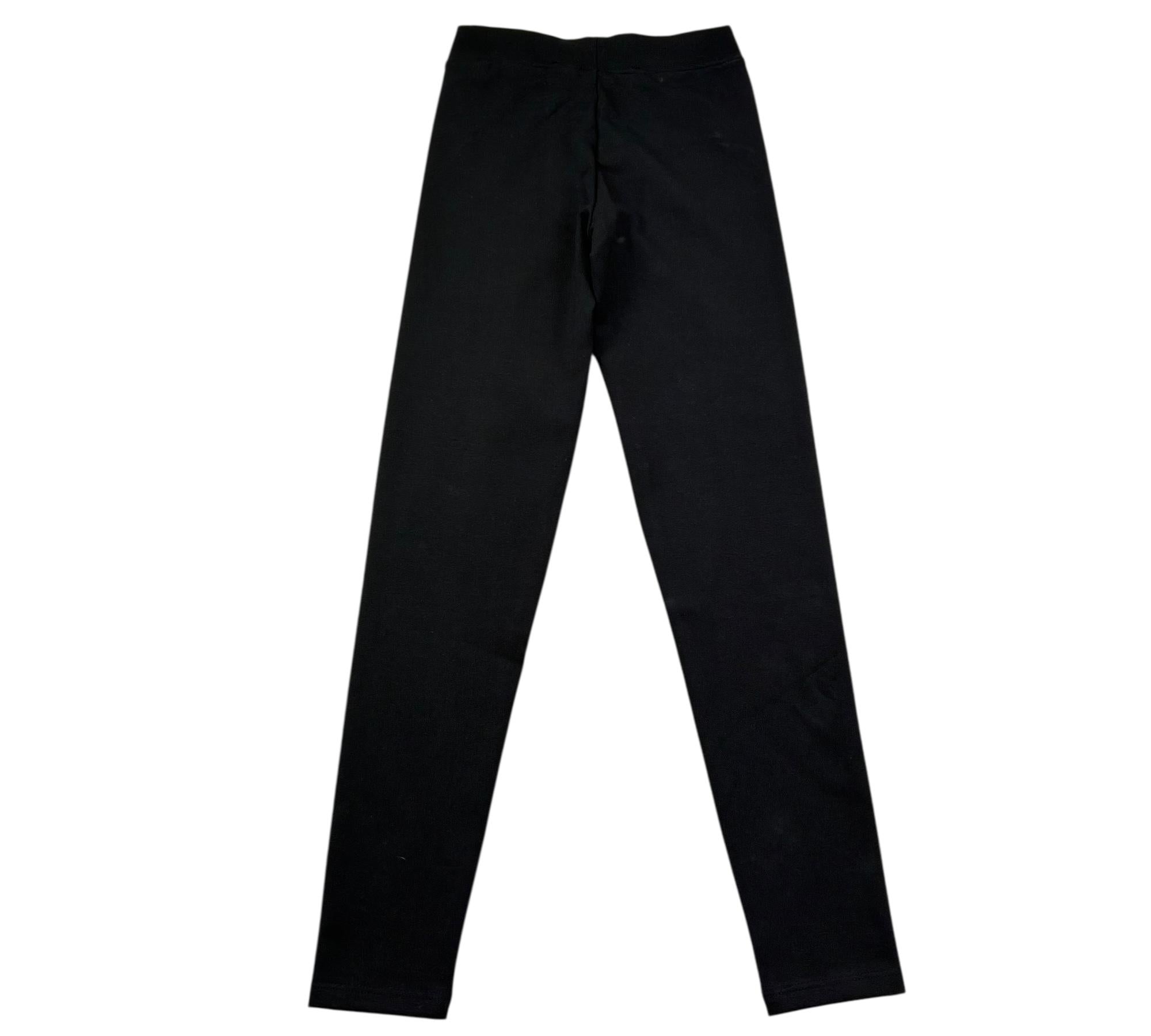 John Richmond Leggins Tinta Unita con Logo per Bambina RGP26210LE NERO JOHN RICHMOND 