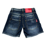 Patriot Bermuda In Denim Tinta Unita con Strappi per Bambino PJ5S2SPCK42 BLU PATRIOT 
