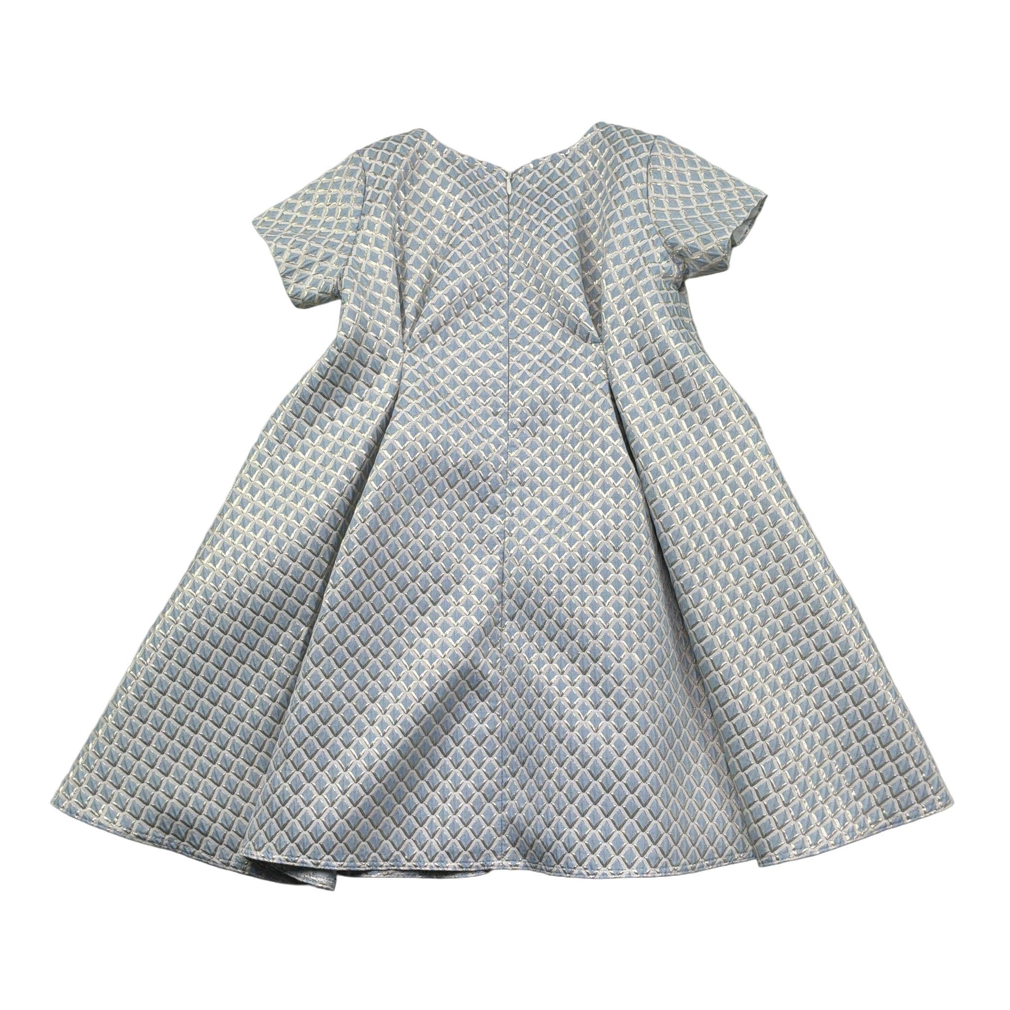 Trussardi Abito Mezza Manica Tinta Unita per Bambina TGP26094VE AZZURRO TRUSSARDI 