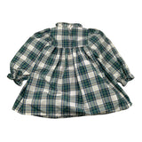 PICCOLA LUDO abito tinta unita con fantasia quadri Bianco per Neonata BS9WB034N BIANCO PICCOLA LUDO 