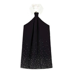 Twinset Abito Tinta Unita Giromanica con Colletto per Neonata 251GJ2QN0 NERO TWINSET 