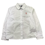 TRUSSARDI camicia manica lunga tinta unita Bianco per Bambina TGA25084CA BIANCO TRUSSARDI 