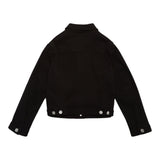 Dsquared2 Giacca In Denim Tinta Unita con Stampa per Bambino DQ2132 NERO DSQUARED2 