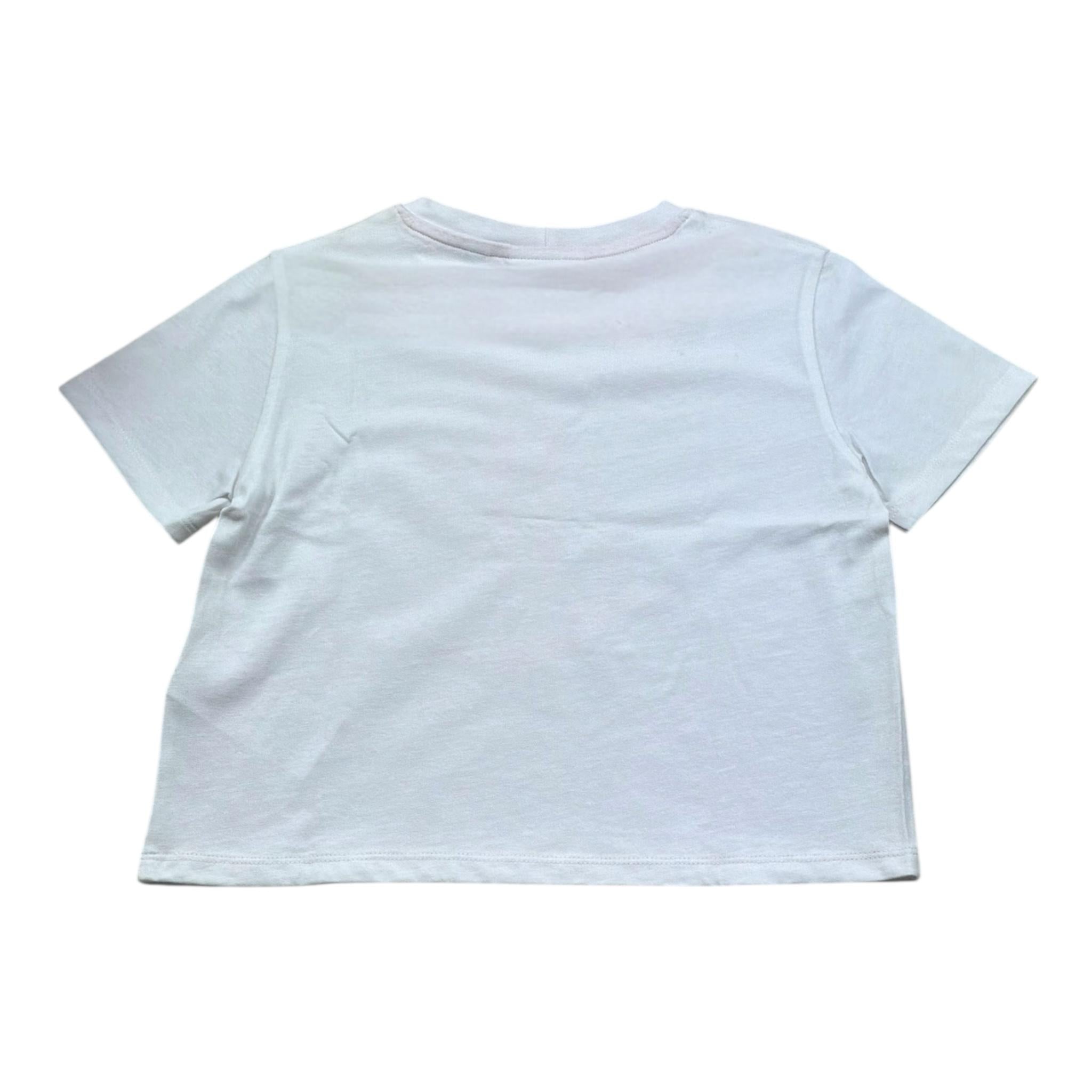 Juicy Couture Completo 2 Pezzi T-Shirt-Short Bicolore per Bambina JBX6512X BIANCO JUICY COUTURE 