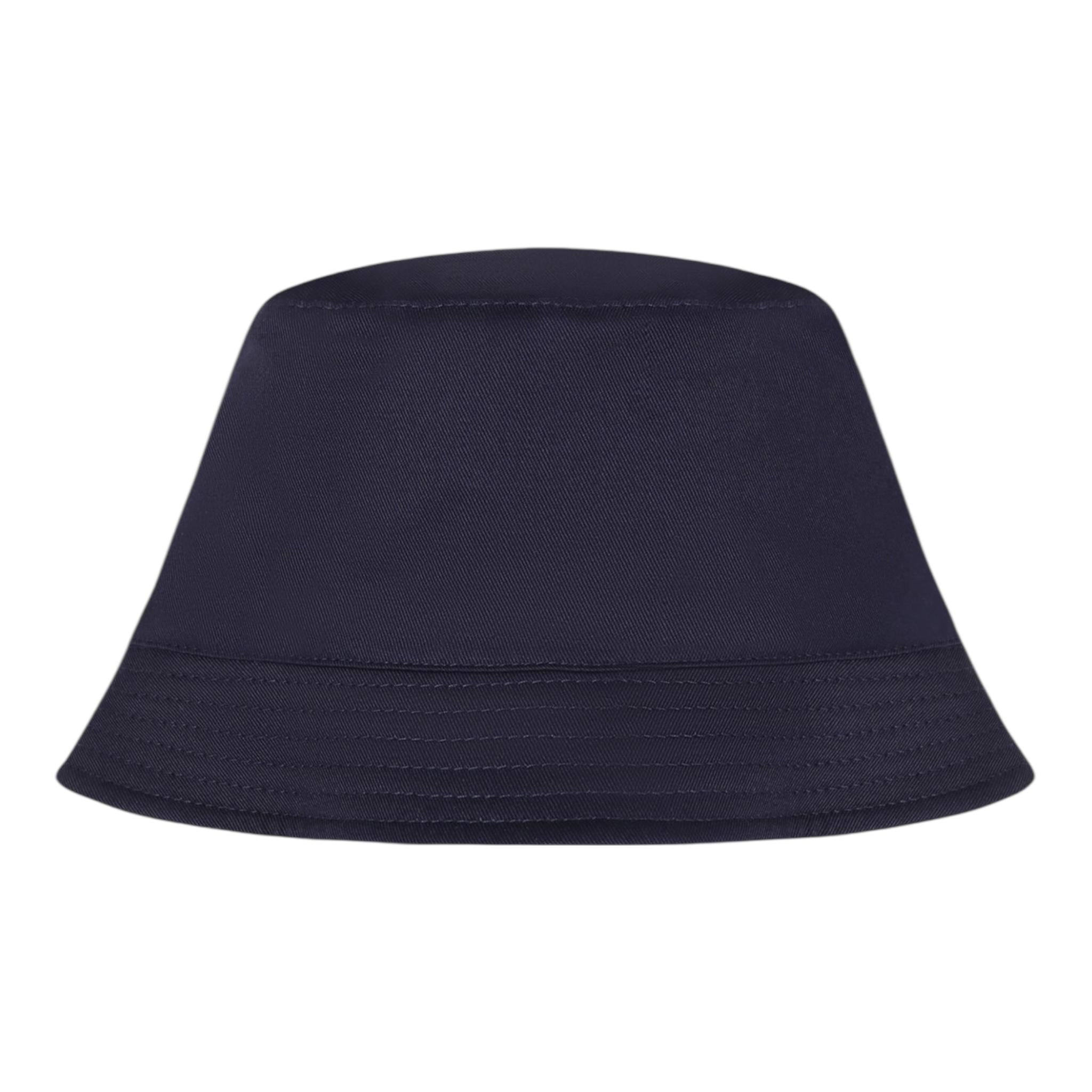 Moschino Cappello Pescatore Tinta Unita con Logo per Neonato MMX057 BLU MOSCHINO 