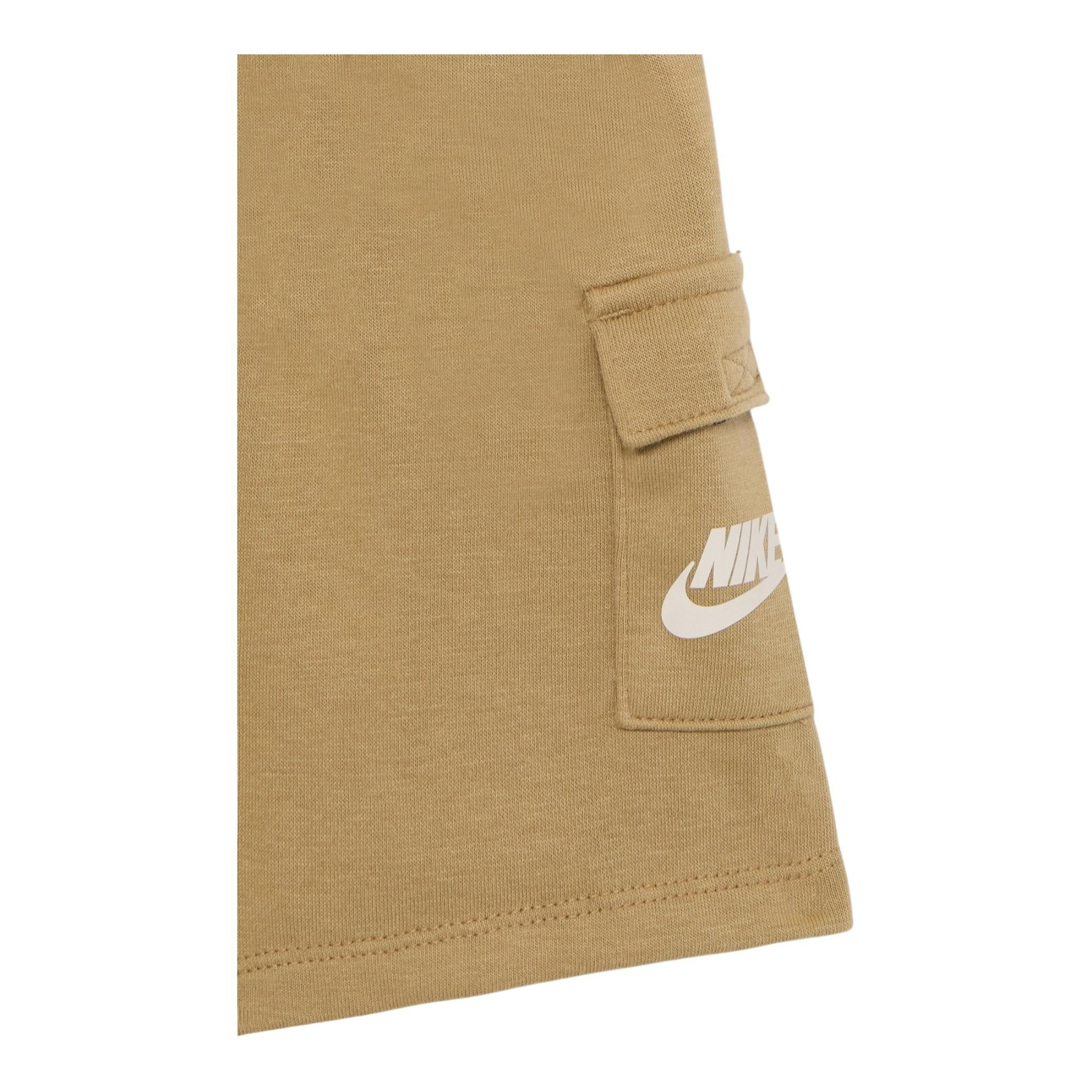 Nike Completo 2 Pezzi T-Shirt-Bermuda Tinta Unita per Bambino 86J213 BEIGE NIKE 