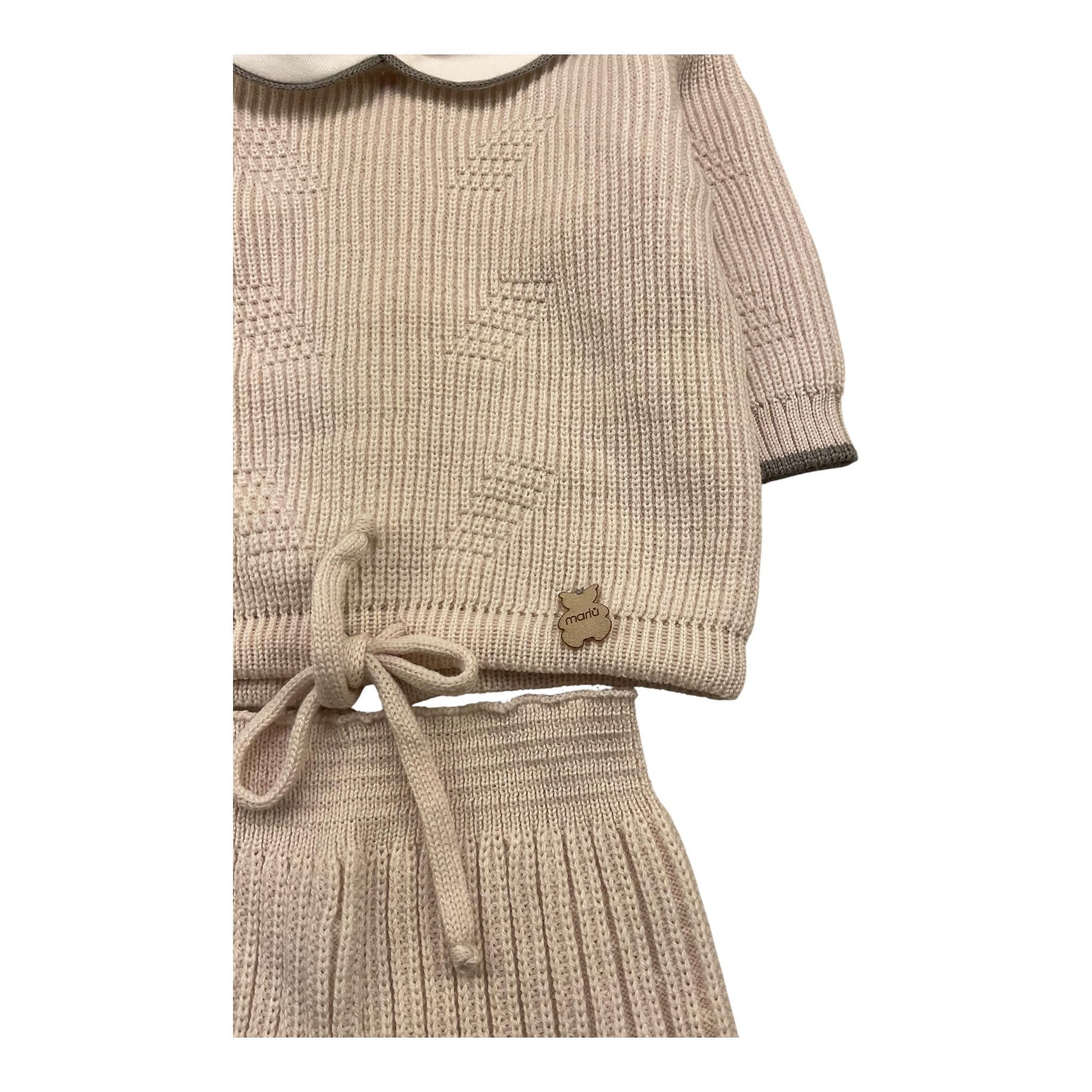 MARLU' completo 2pz maglia-pantalone Beige per Neonata IB5250X BEIGE MARLU' 