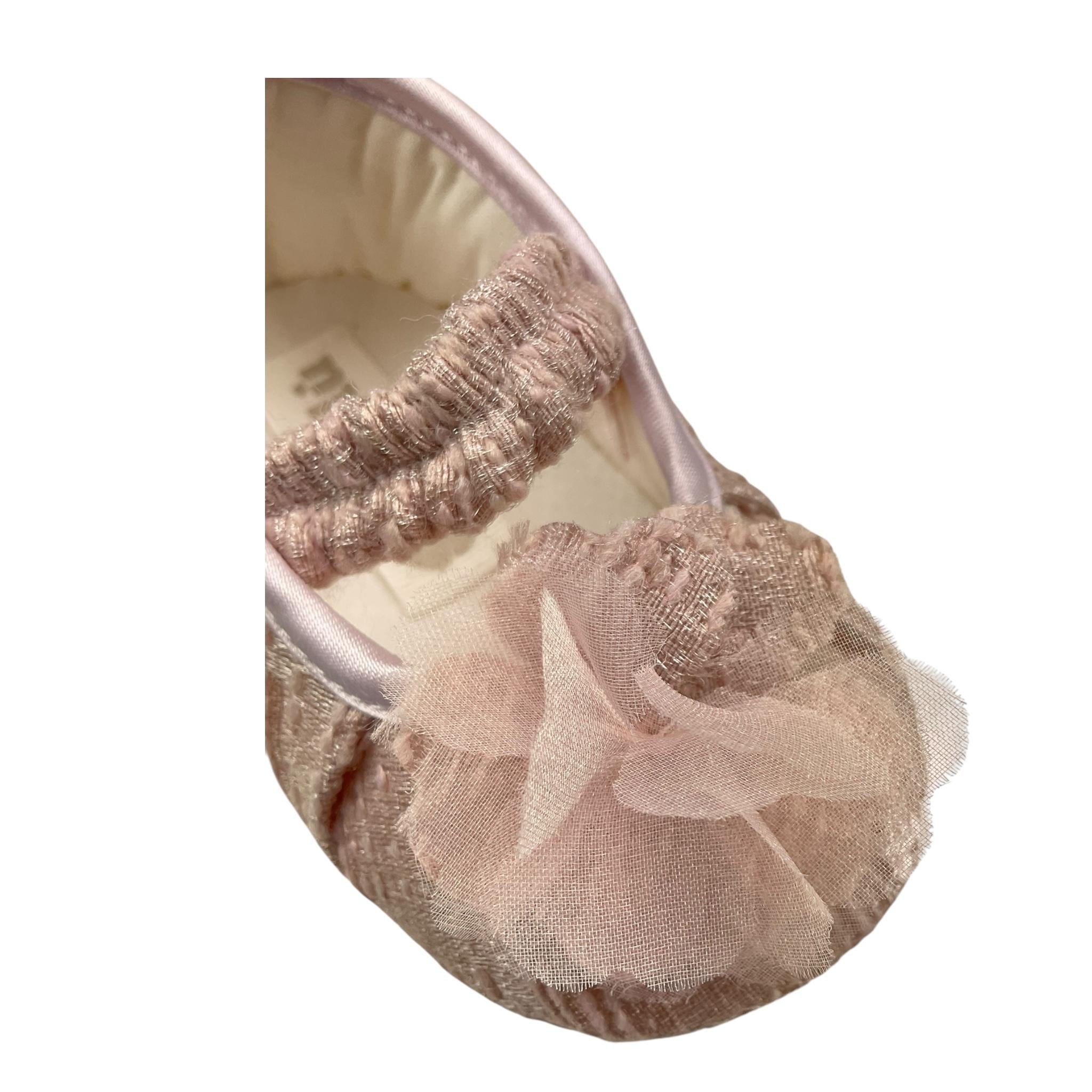 LALALU' ballerina tinta unita con applicazione Rosa per Neonata SL9N ROSA LALALU' 