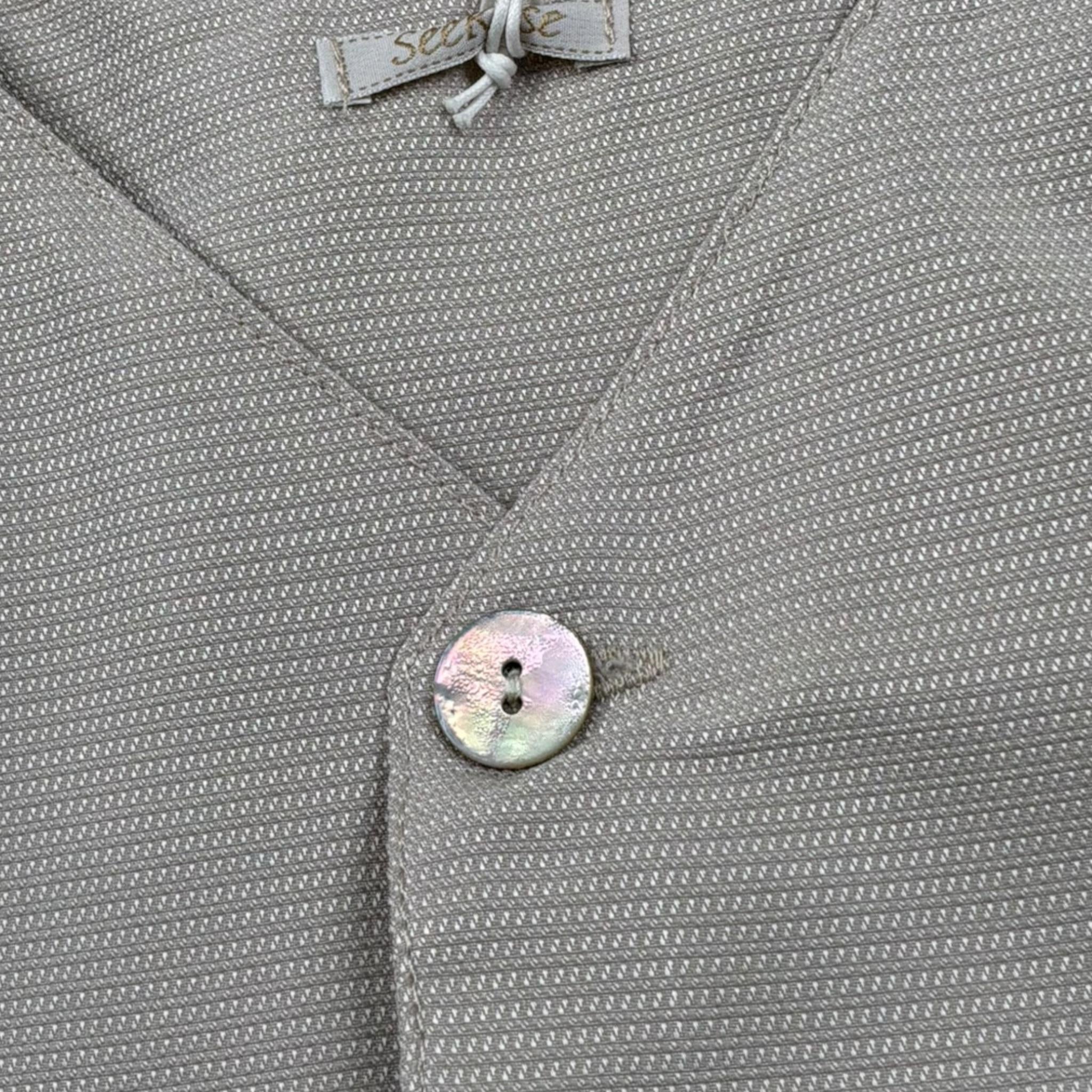 Seerose Gilet Tinta Unita con Bottoni per Neonato 508 BEIGE SEEROSE 