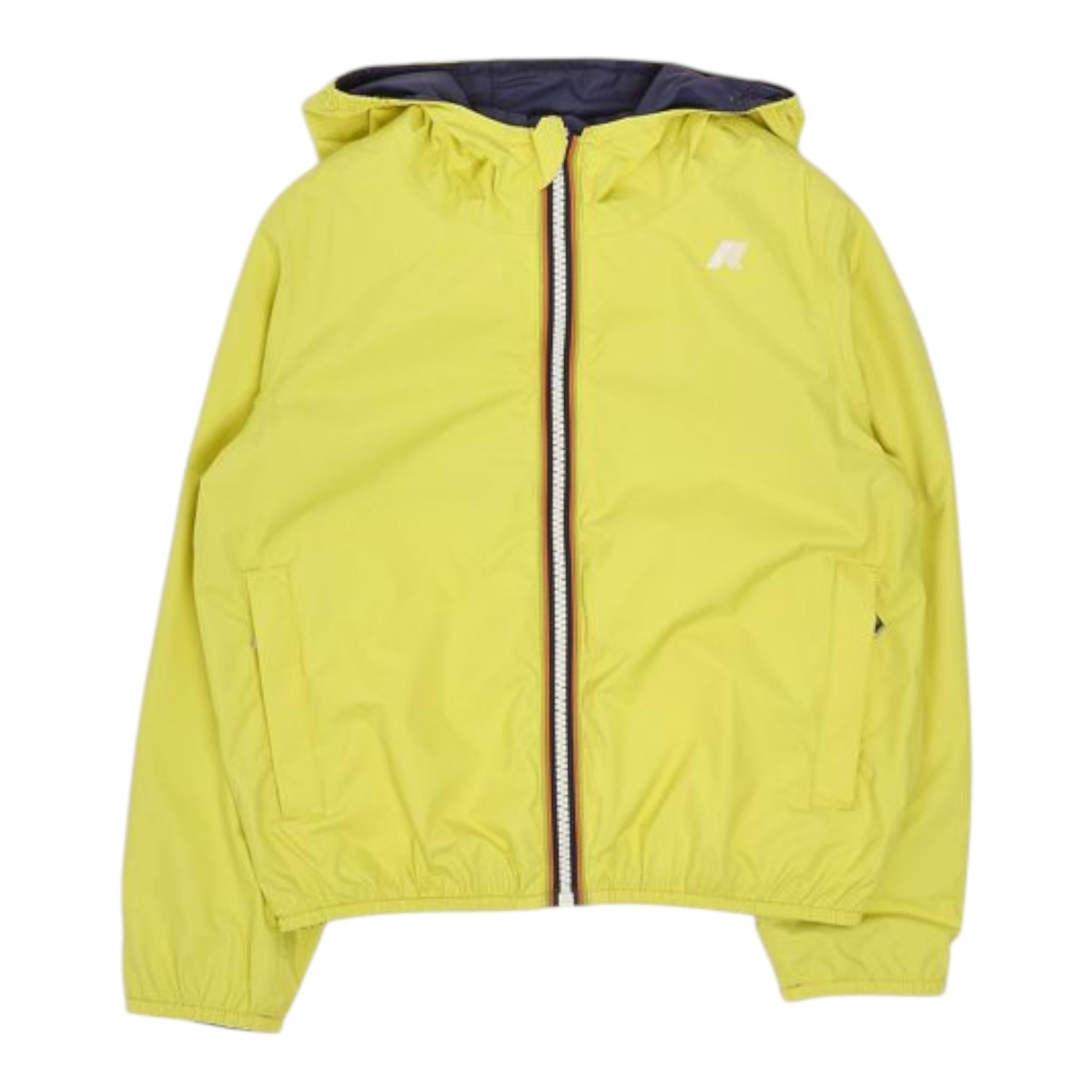 K-Way Giubbino Reversibile Bicolore per Bambino K61314WXXX BLU/GIALLO K-WAY 