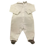 MARLU' tutina manica lunga bicolore Bianco/rosa per Neonata IB2714 BIANCO/ROSA MARLU' 