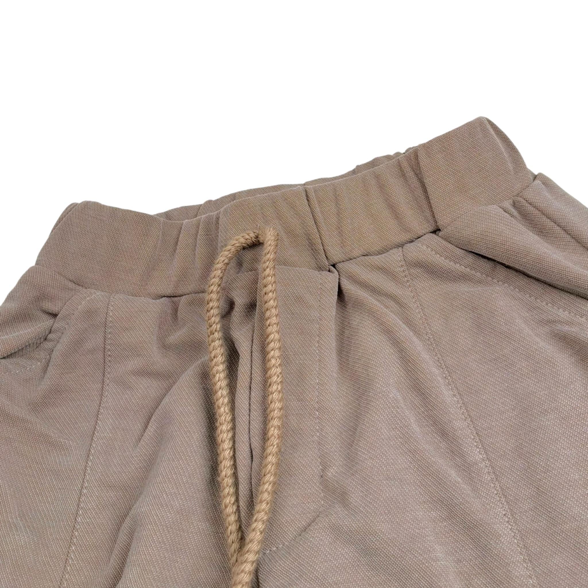 Lalalu' Pantalone Tinta Unita con Elastico In Vita per Bambino PTL600PB FANGO LALALU' 