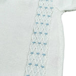 Scaldacuore Pagliaccetto Tinta Unita In Maglia per Neonata PS02PE24 BIANCO SCALDACUORE 