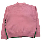 SAINT BARTH cardigan tinta unita con ricami snoopy Rosa per Bambina DIDY ROSA SAINT BARTH 