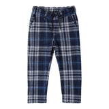 SARABANDA pantalone con elastico in vita fantasia scozzese Blu per Neonato 0A162N BLU SARABANDA 