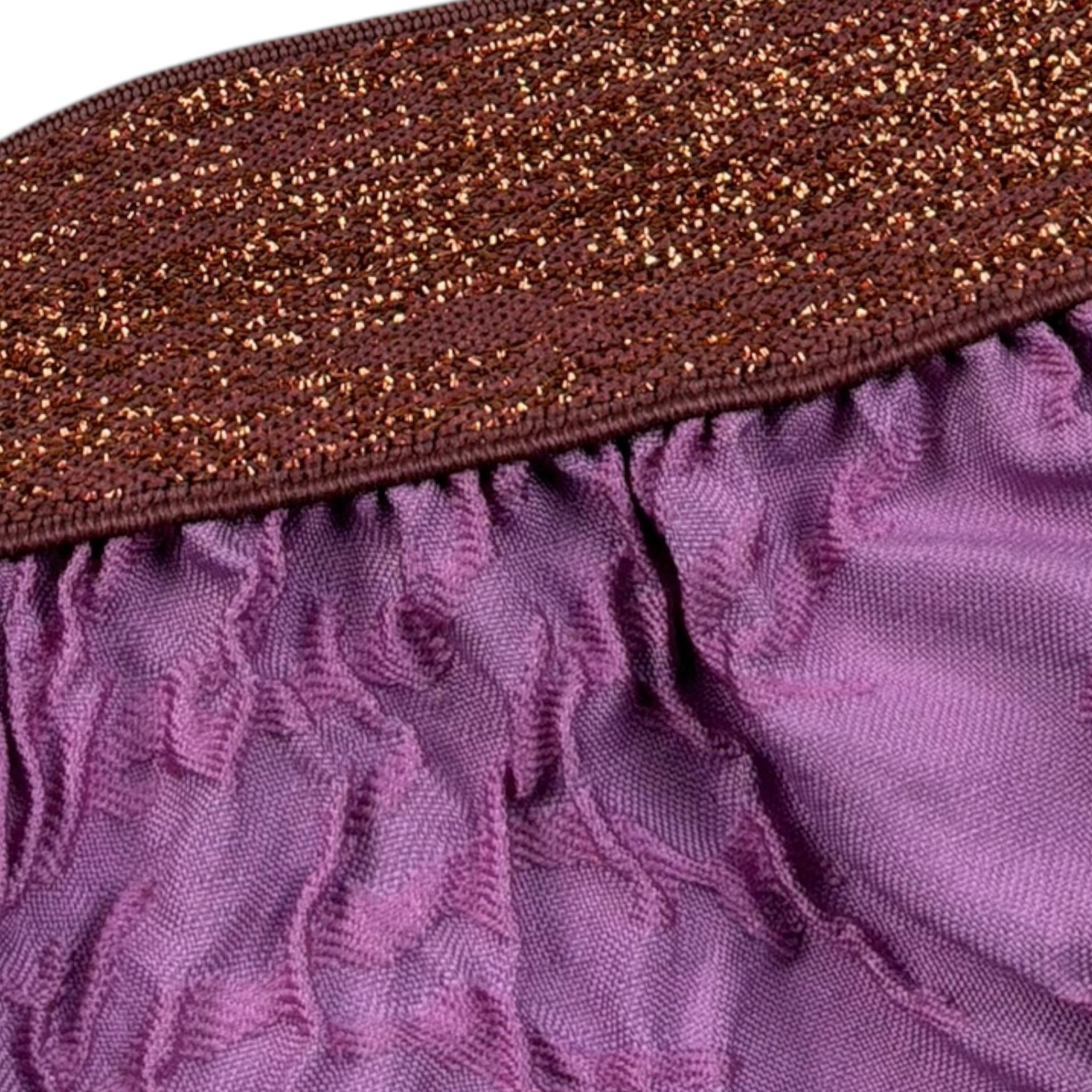 Caffe' D'Orzo Short Tinta Unita con Elastico In Vita per Neonata ZW6A69X VIOLA CAFFE' D'ORZO 