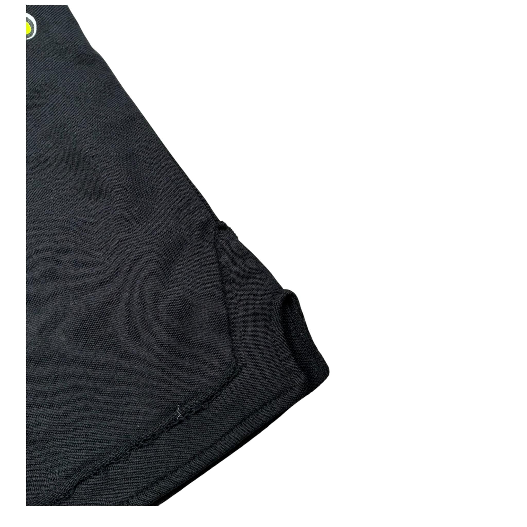 Disclaimer Bermuda Felpa tinta unita con Logo Nero per Bambino 23EDK53825 NERO DISCLAIMER 