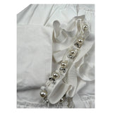 Raffaella Completo 2 Pezzi Camicia-Gonna per Bambina OTRANTO14 BIANCO RAFFAELLA 