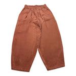 @MADILLY pantalone tuta tinta unita con elastico in vita modello a palazzo Biscotto per Bambina 01944 BISCOTTO @MADILLY 